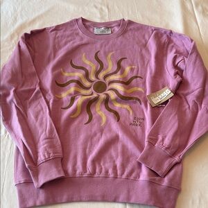 Madewell x Parks Project Pink Organic Cotton Sweatshirt NWT